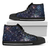 Constellation Galaxy Space Print Black High Top Sneakers