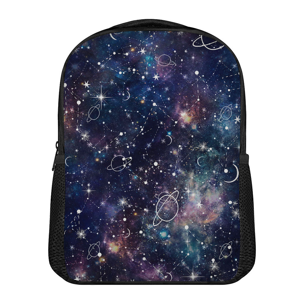 Constellation Galaxy Space Print Casual Backpack