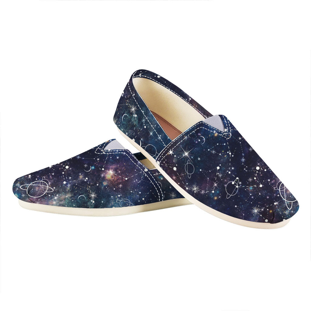 Constellation Galaxy Space Print Casual Shoes