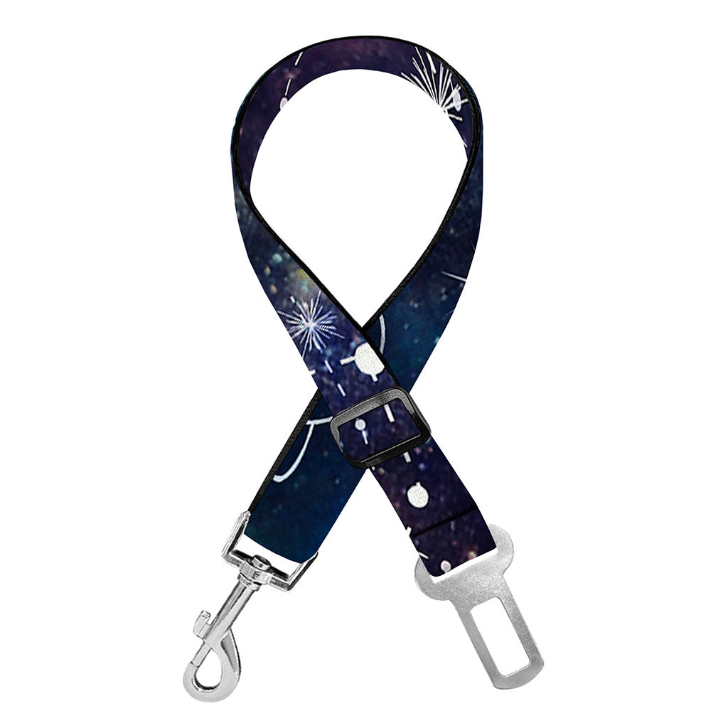 Constellation Galaxy Space Print Dog Seat Belt