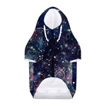 Constellation Galaxy Space Print Dog Zip Up Hoodie