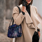 Constellation Galaxy Space Print Double Strap Bible Bag