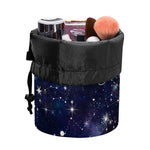 Constellation Galaxy Space Print Drawstring Makeup Bag