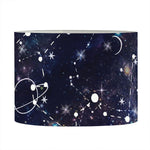 Constellation Galaxy Space Print Drum Lamp Shade