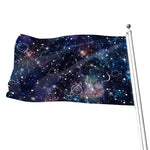 Constellation Galaxy Space Print Flag