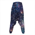 Constellation Galaxy Space Print Hammer Pants