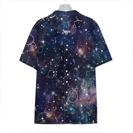 Constellation Galaxy Space Print Hawaiian Shirt