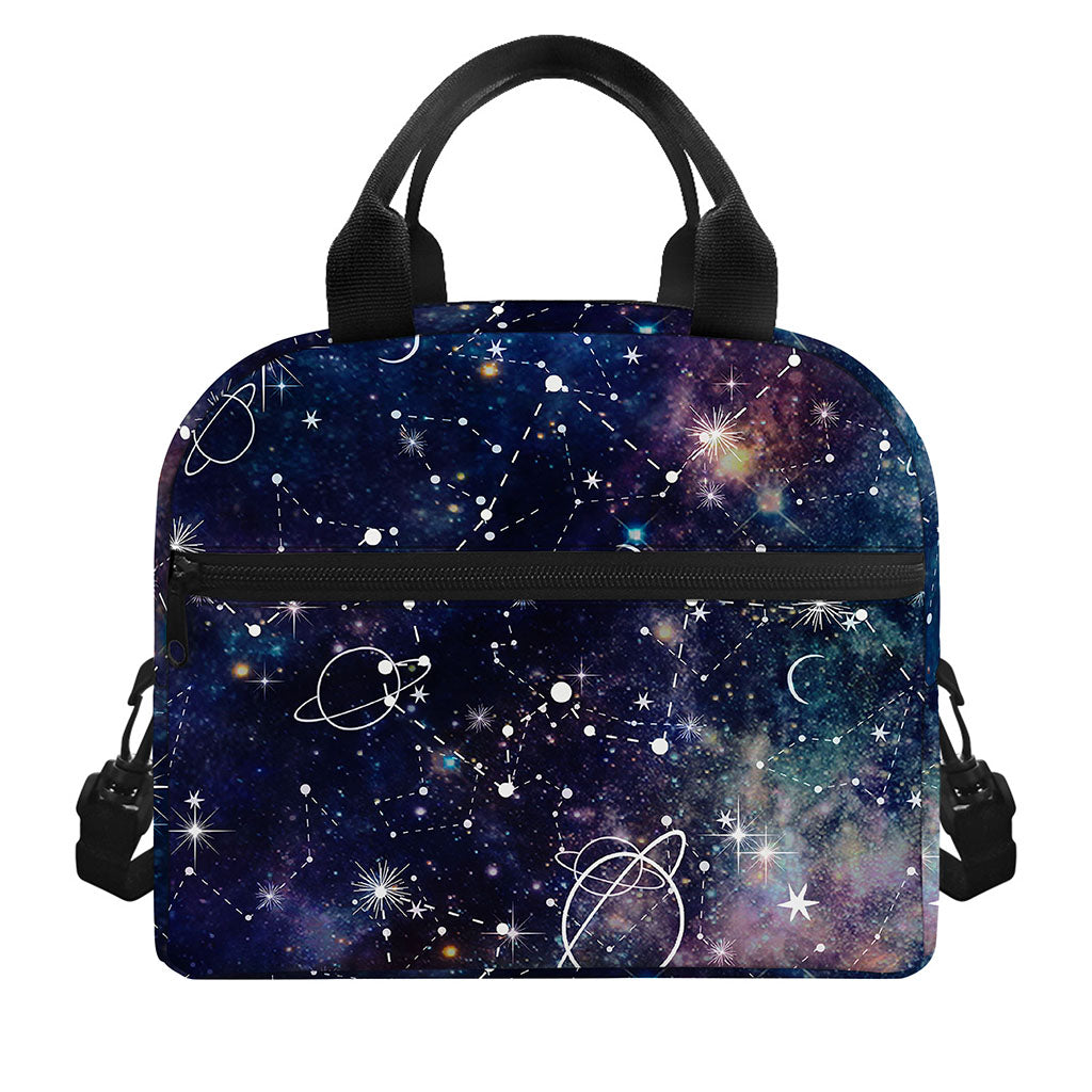 Constellation Galaxy Space Print Insulated Lunch Bag