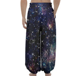 Constellation Galaxy Space Print Lantern Pants