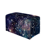 Constellation Galaxy Space Print Leather Tissue Box Cover