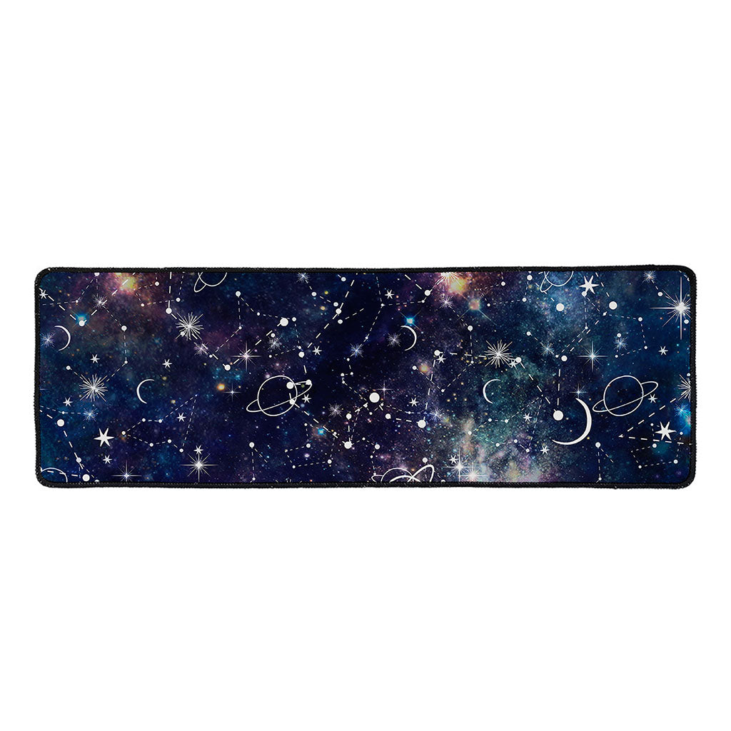 Constellation Galaxy Space Print Long Kitchen Mat