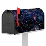 Constellation Galaxy Space Print Mailbox Cover