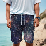 Constellation Galaxy Space Print Men's Cargo Shorts