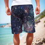 Constellation Galaxy Space Print Men's Cargo Shorts