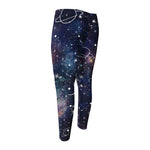 Constellation Galaxy Space Print Men's Compression Pants