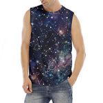 Constellation Galaxy Space Print Men's Fitness Tank Top