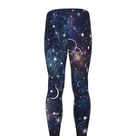 Constellation Galaxy Space Print Men's leggings