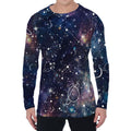 Constellation Galaxy Space Print Men's Long Sleeve T-Shirt