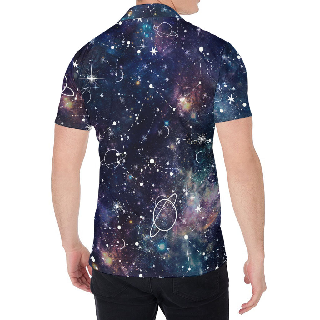 Constellation Galaxy Space Print Men's Shirt