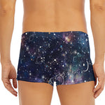 Constellation Galaxy Space Print Men's Short Boxer Briefs