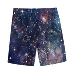Constellation Galaxy Space Print Men's Sports Shorts