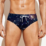 Constellation Galaxy Space Print Men's Swim Briefs