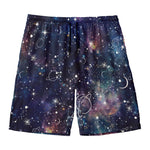 Constellation Galaxy Space Print Men's Swim Trunks
