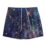 Constellation Galaxy Space Print Mesh Shorts