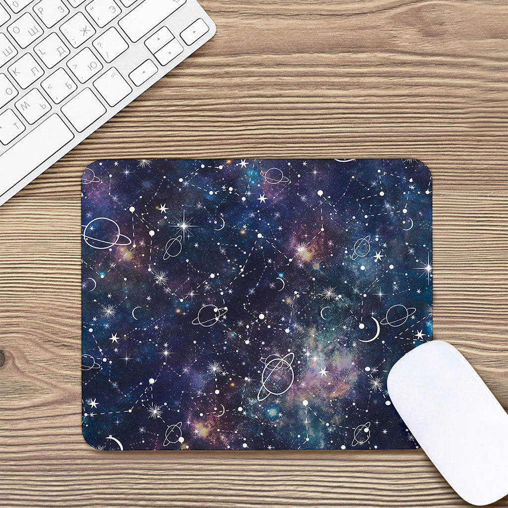 Constellation Galaxy Space Print Mouse Pad