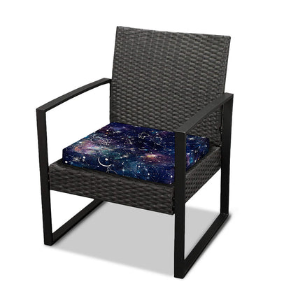 Constellation Galaxy Space Print Outdoor Seat Cushion Cover