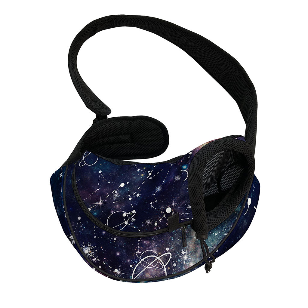 Constellation Galaxy Space Print Pet Sling Carrier