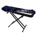 Constellation Galaxy Space Print Piano Keyboard Cover