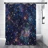 Constellation Galaxy Space Print Premium Shower Curtain