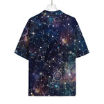 Constellation Galaxy Space Print Rayon Hawaiian Shirt