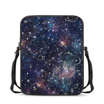 Constellation Galaxy Space Print Rectangular Crossbody Bag
