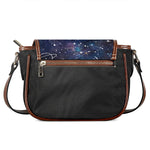 Constellation Galaxy Space Print Saddle Bag