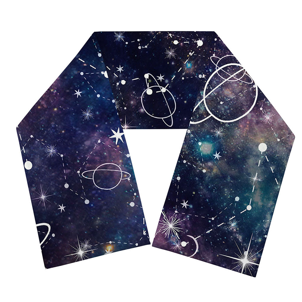 Constellation Galaxy Space Print Scarf