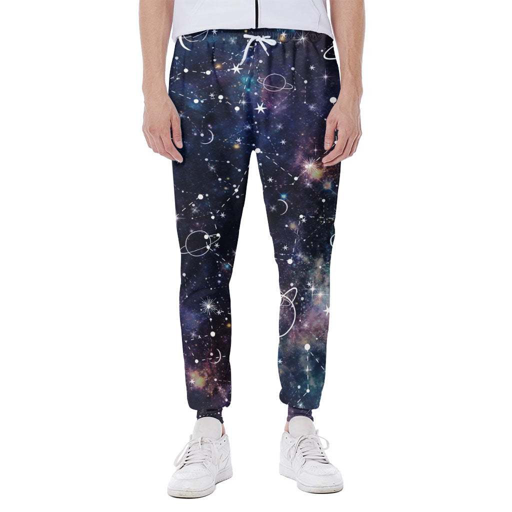 Constellation Galaxy Space Print Scuba Joggers