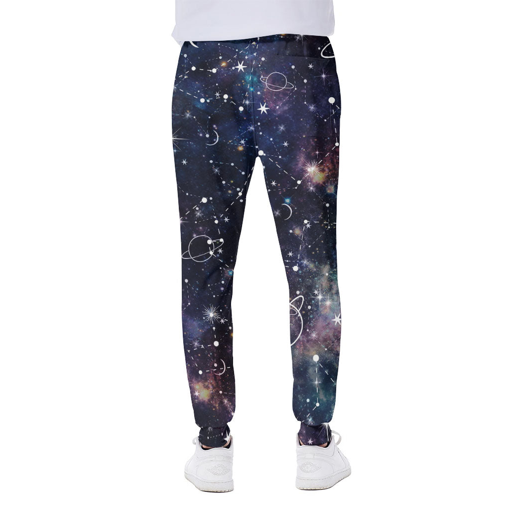 Constellation Galaxy Space Print Scuba Joggers
