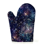 Constellation Galaxy Space Print Single Oven Mitt
