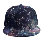 Constellation Galaxy Space Print Snapback Cap