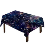 Constellation Galaxy Space Print Tablecloth