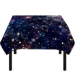Constellation Galaxy Space Print Tablecloth