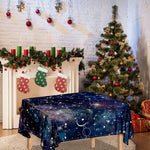 Constellation Galaxy Space Print Tablecloth