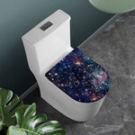 Constellation Galaxy Space Print Toilet Lid Cover