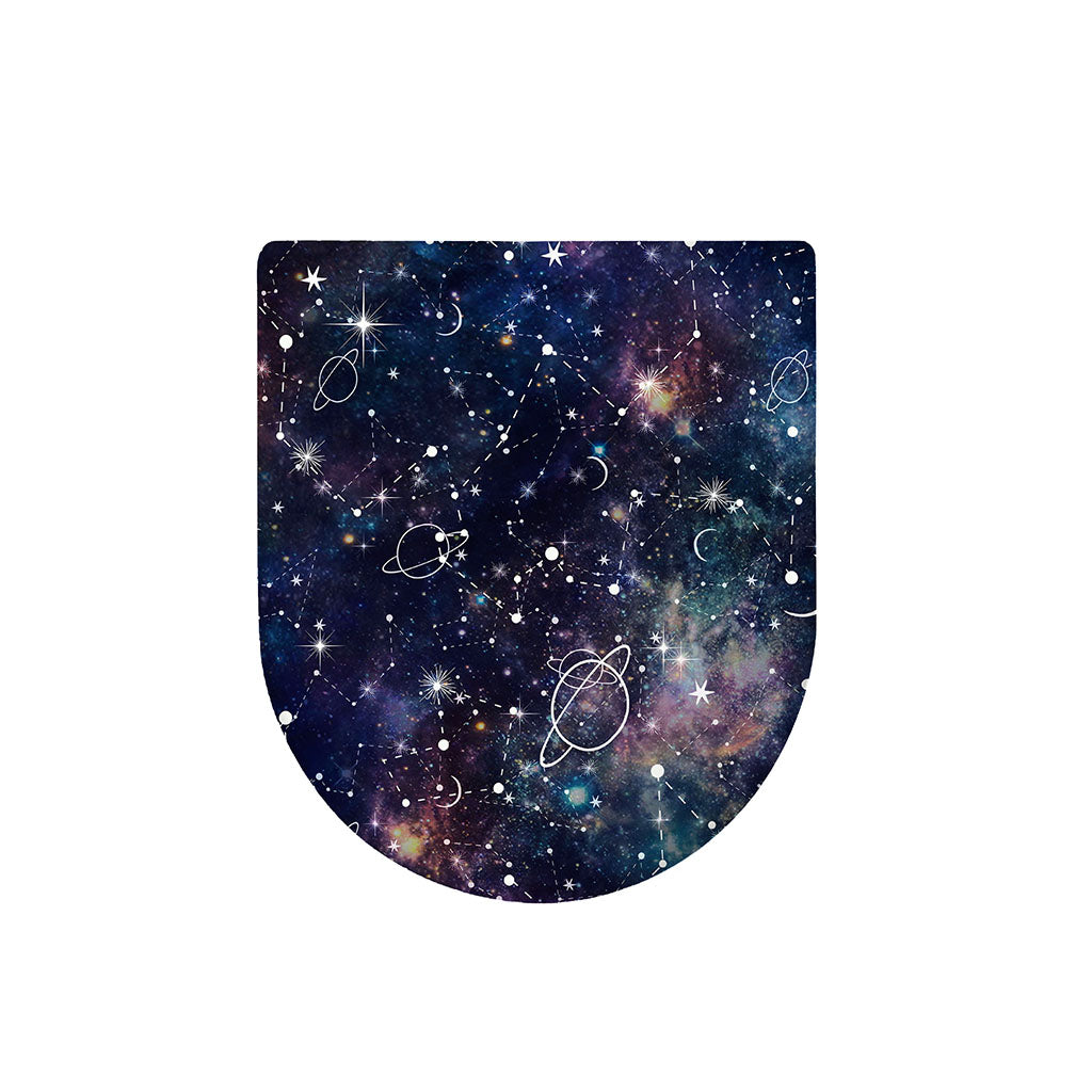 Constellation Galaxy Space Print Toilet Lid Cover
