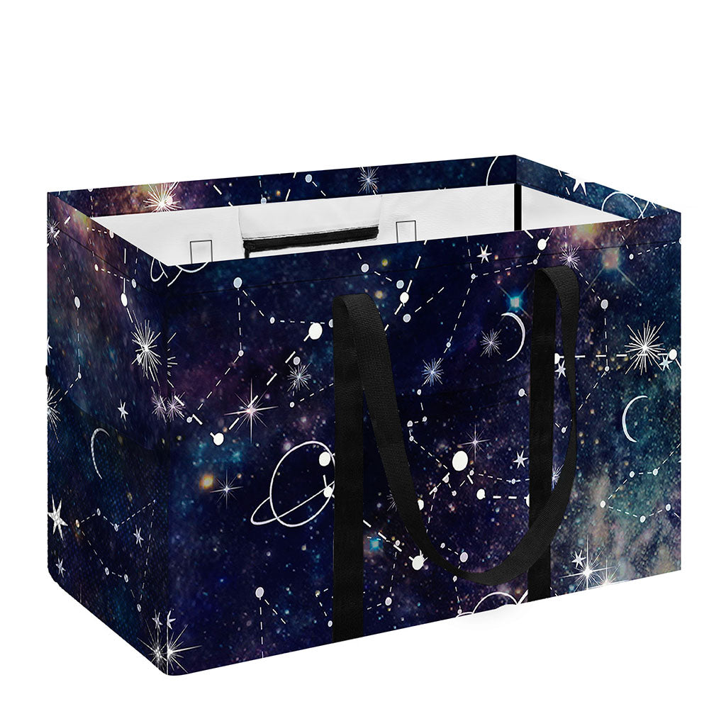 Constellation Galaxy Space Print Utility Tote Bag