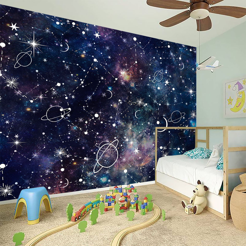 Constellation Galaxy Space Print Wall Sticker