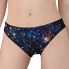 Constellation Galaxy Space Print Women's Panties