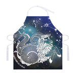 Constellation Of Capricorn Print Adjustable Apron